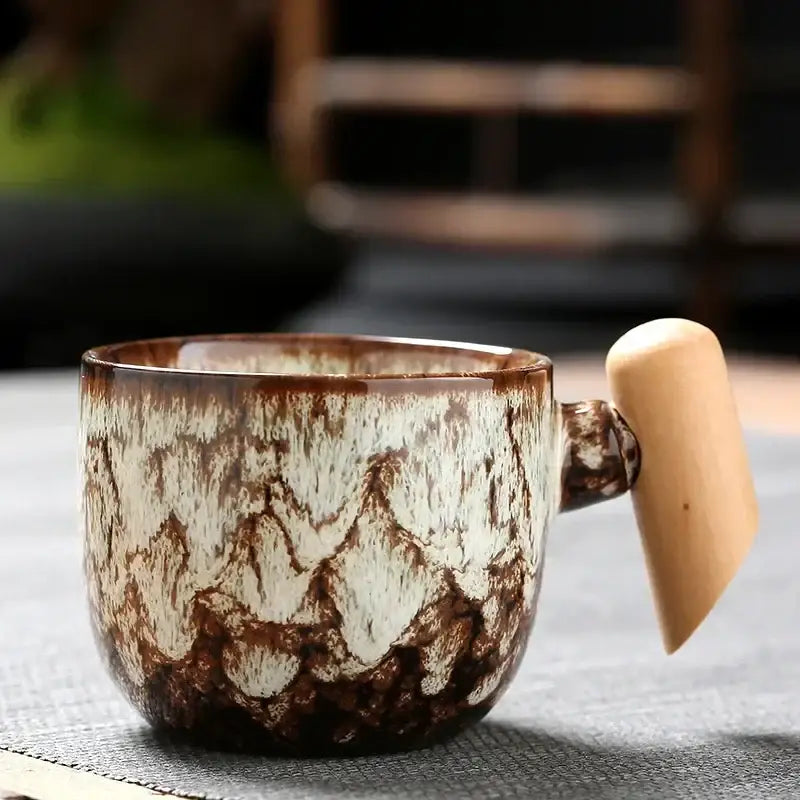 Ceramic Rustic Latte Mug
