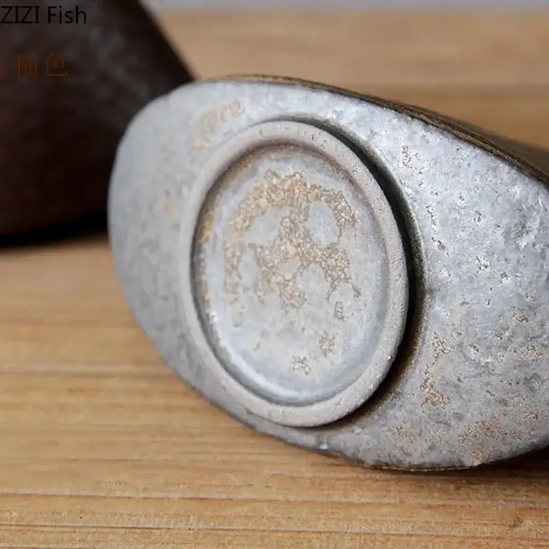 Gray Brown Pottery Vase