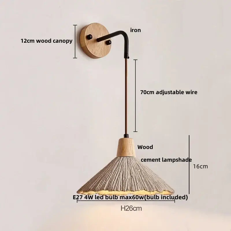 Cement Nordic Wall Lamp