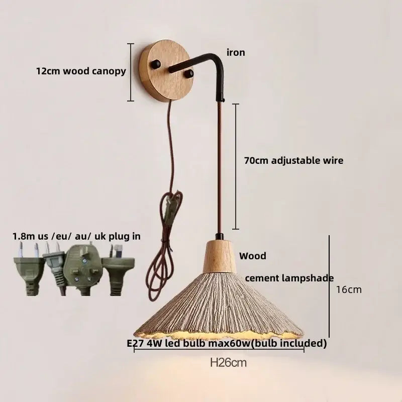 Cement Nordic Wall Lamp