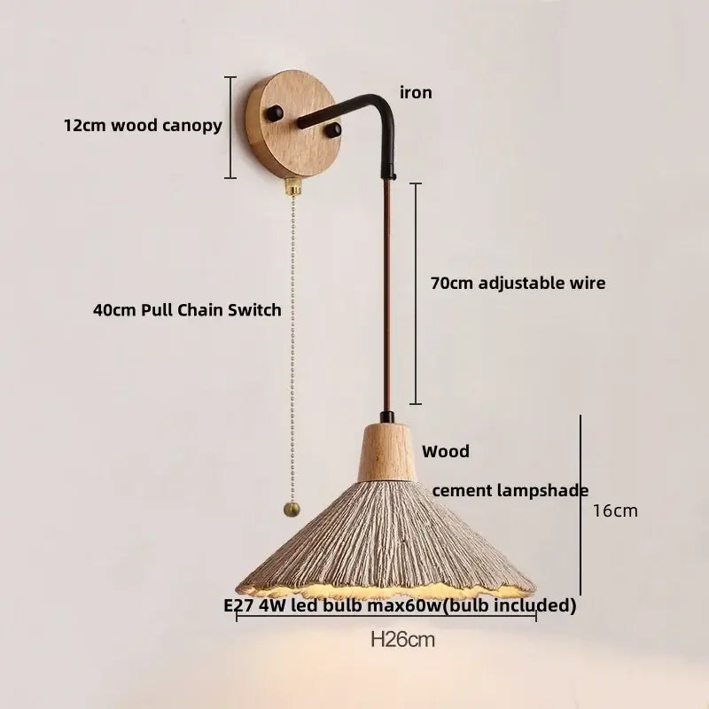 Cement Nordic Wall Lamp