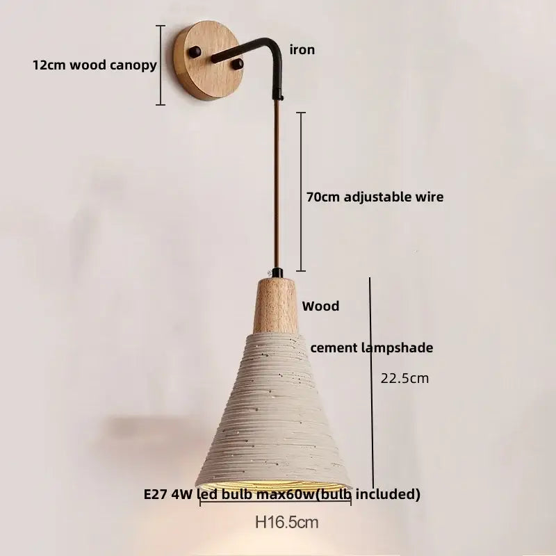 Cement Nordic Wall Lamp