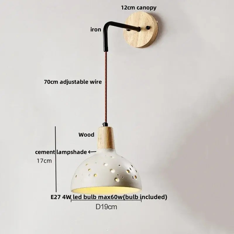 Cement Nordic Wall Lamp