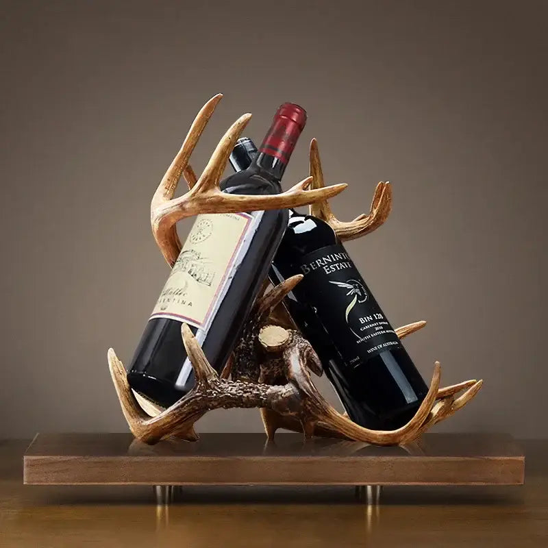Resin Antler Wine Holder