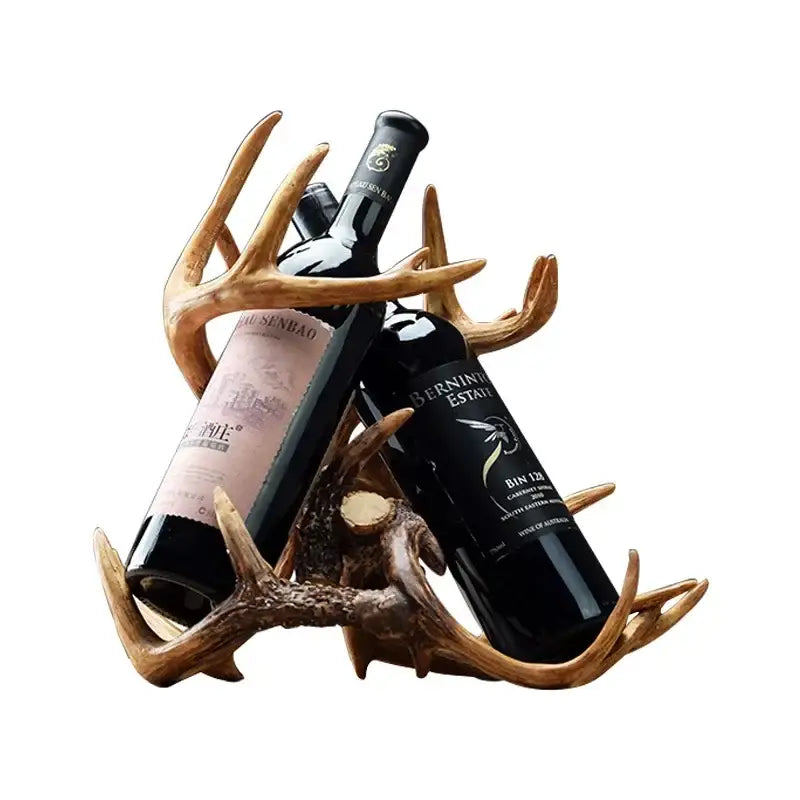 Resin Antler Wine Holder