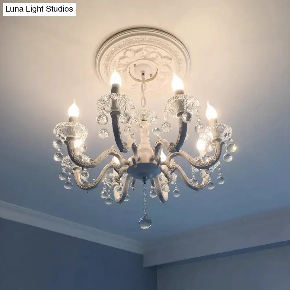 White Crystal Chandelier