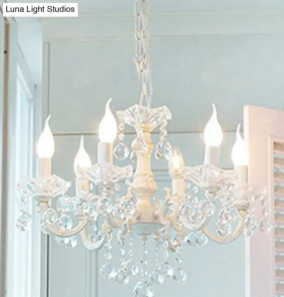 White Crystal Chandelier