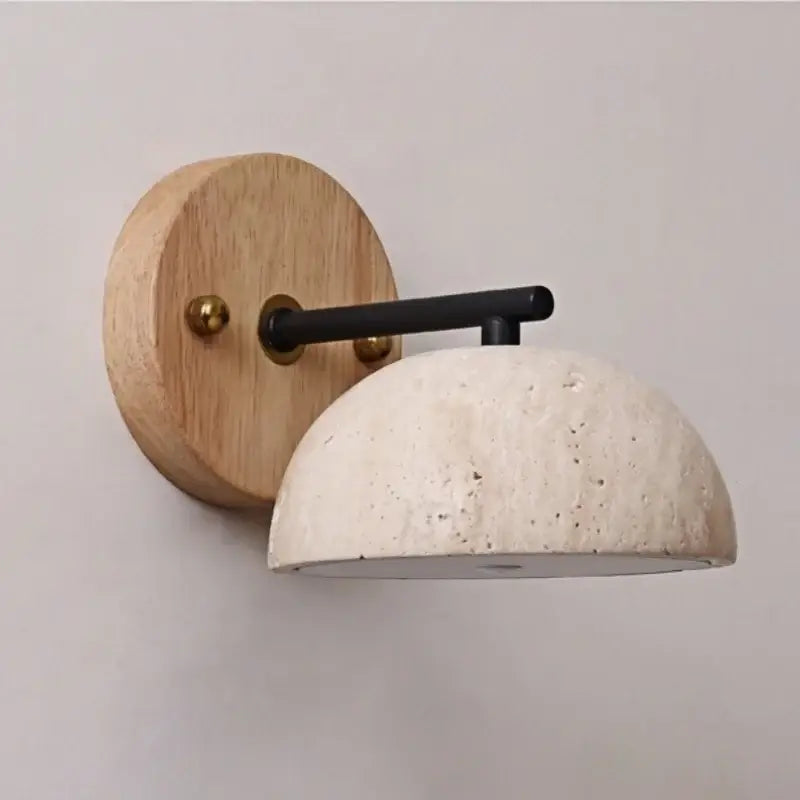 Wood Concrete LED Wall Sconce