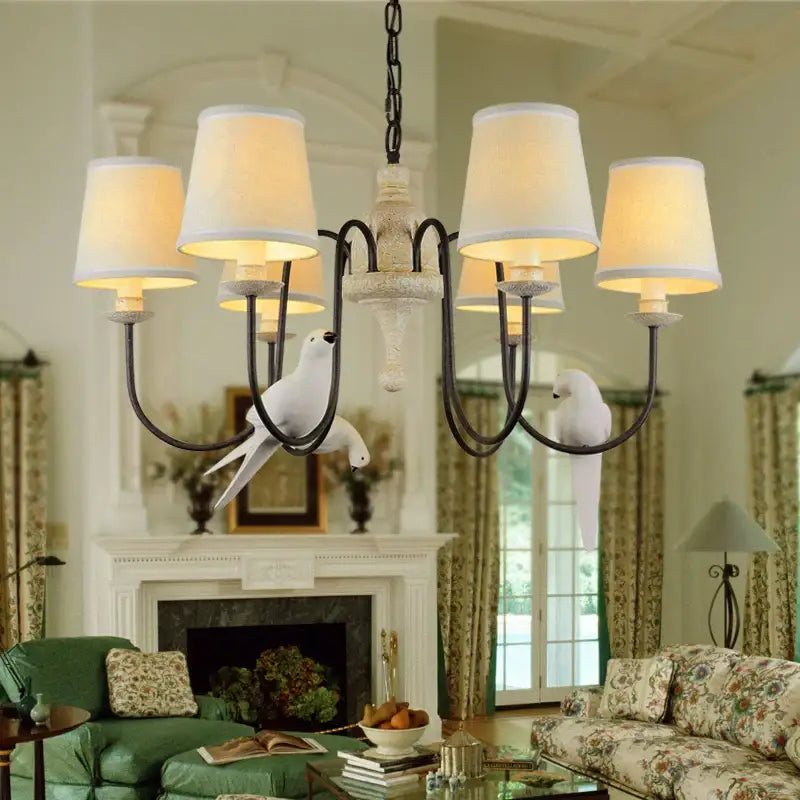 Iron Bird Chandelier