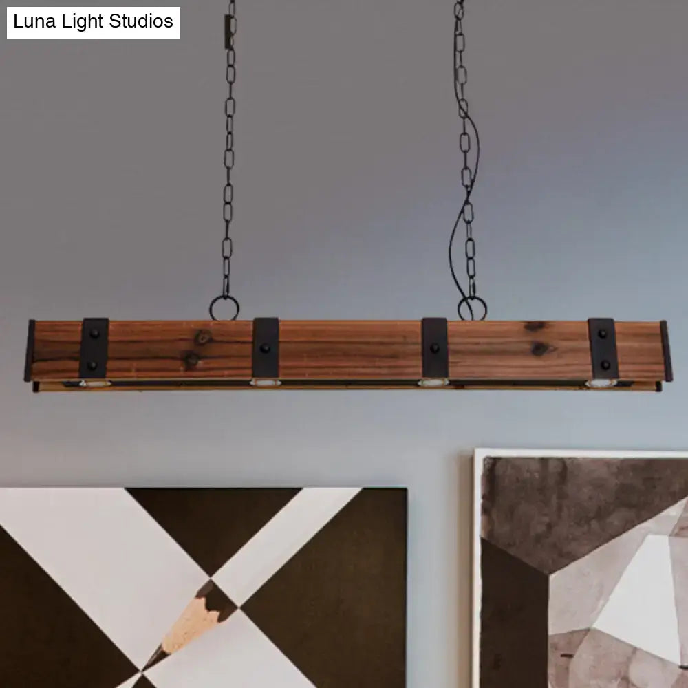 Black Industrial Beam Pendant