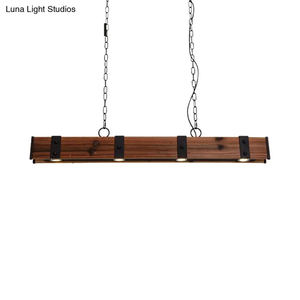 Black Industrial Beam Pendant