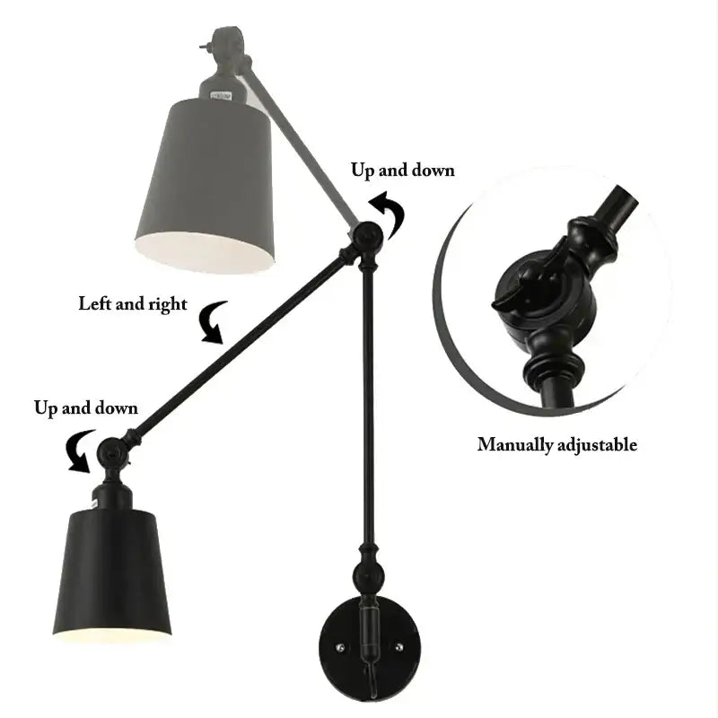 Green Telescopic Wall Lamp