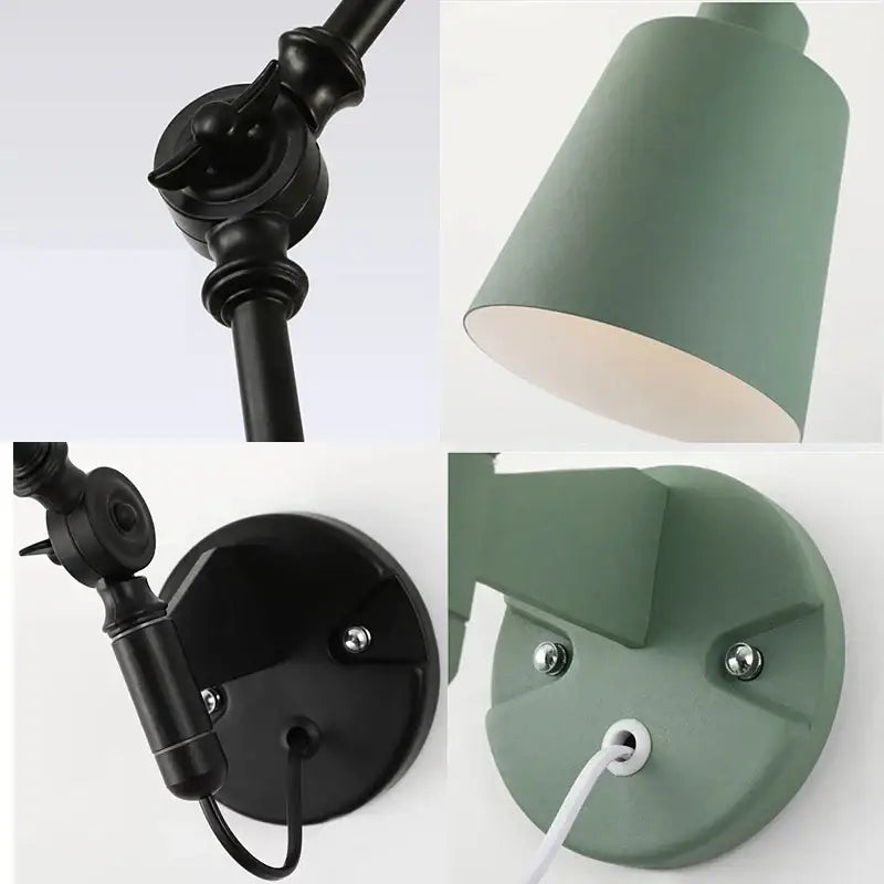 Green Telescopic Wall Lamp