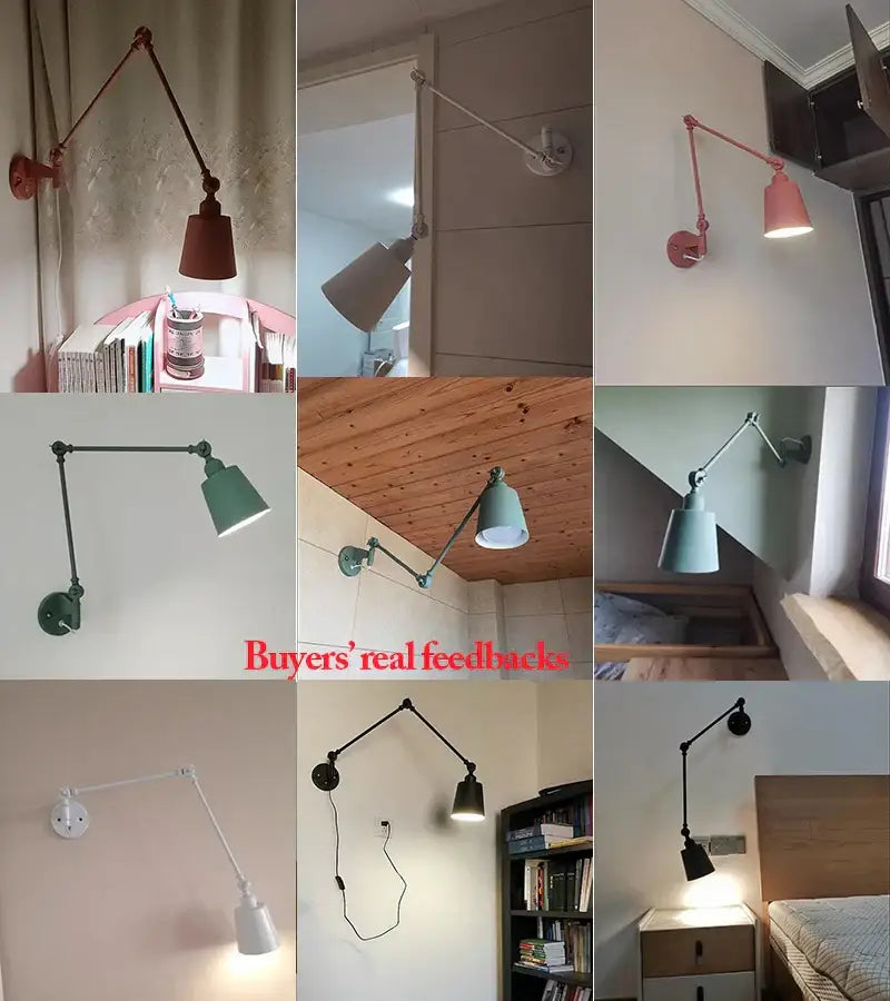 Green Telescopic Wall Lamp