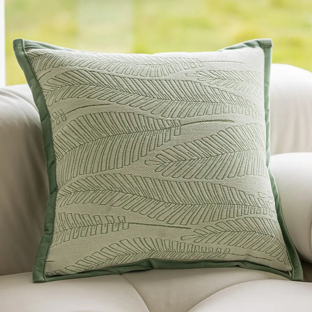 Sage Jacquard Pillow Covers