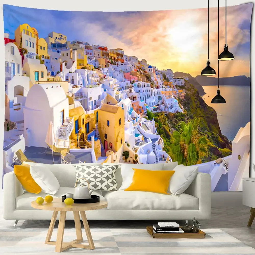 Polyester Castle Tapestry