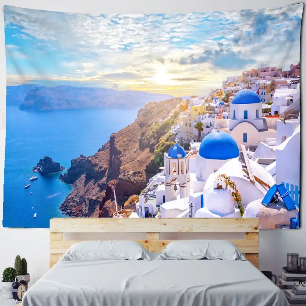 Polyester Castle Tapestry