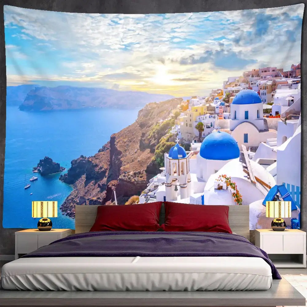 Polyester Castle Tapestry