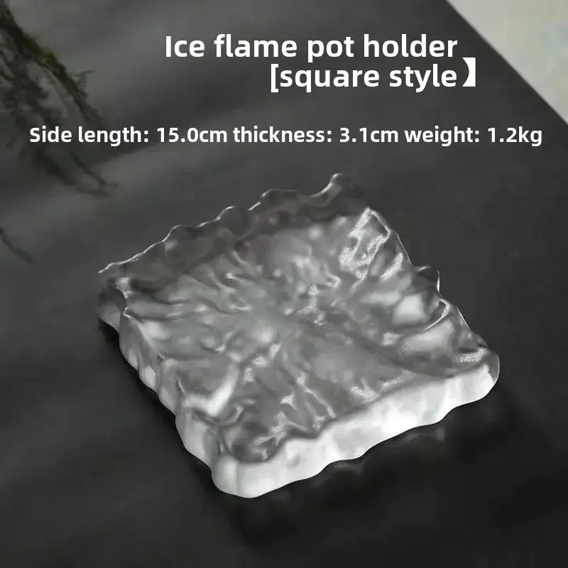 Crystal Glass Coaster Set