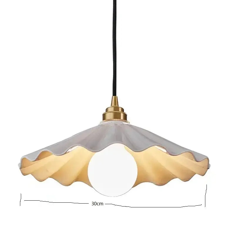 White Ceramic Dining Pendant