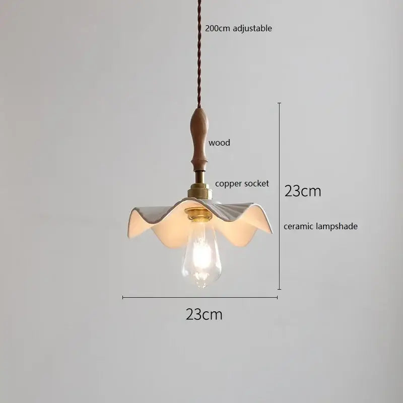 White Ceramic Dining Pendant