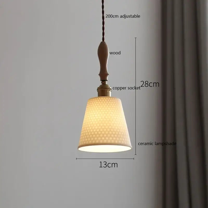 White Ceramic Dining Pendant