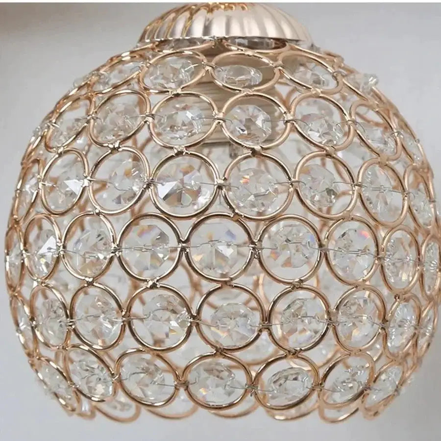 Gold Crystal Wall Sconce