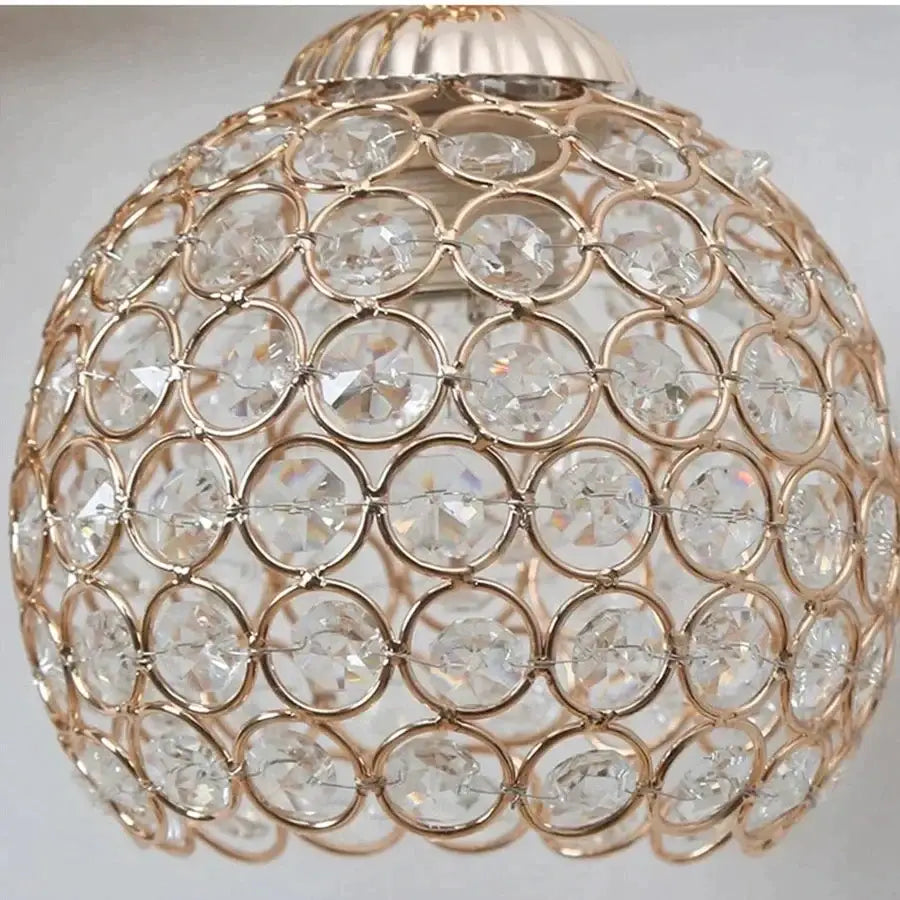 Gold Crystal Wall Sconce