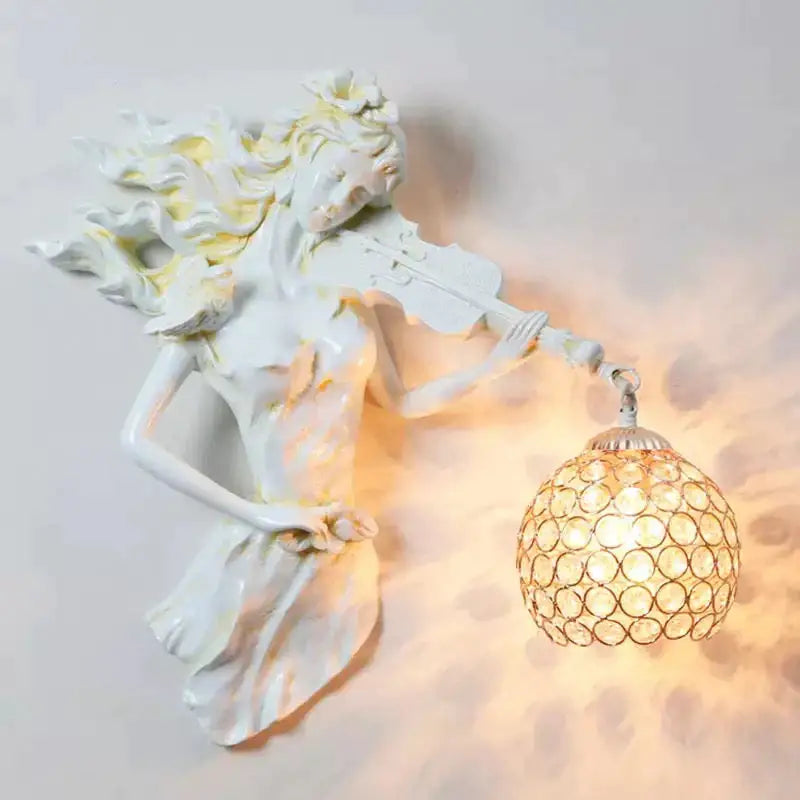 Gold Crystal Wall Sconce