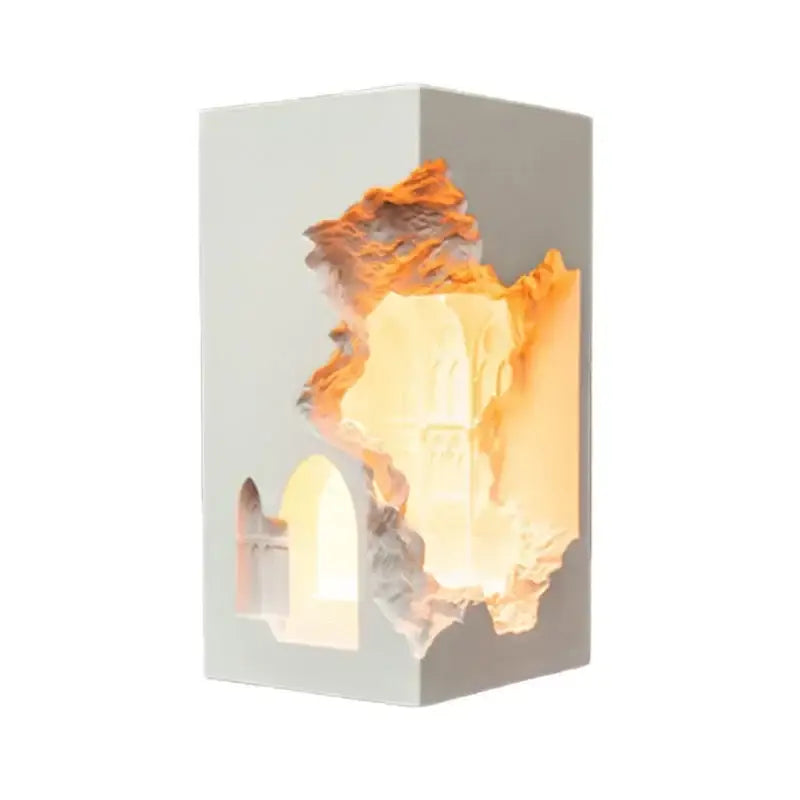 Stone Sculptural Wall Sconce