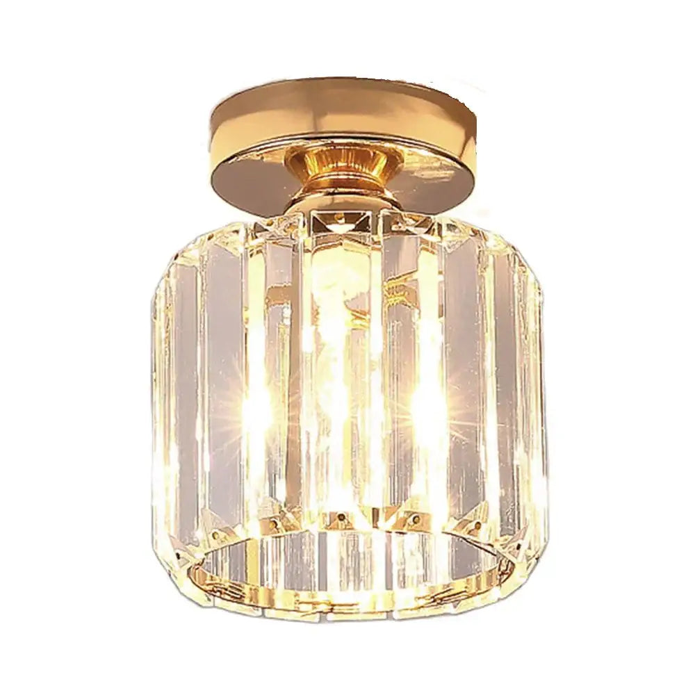 Black Gold Crystal Lights