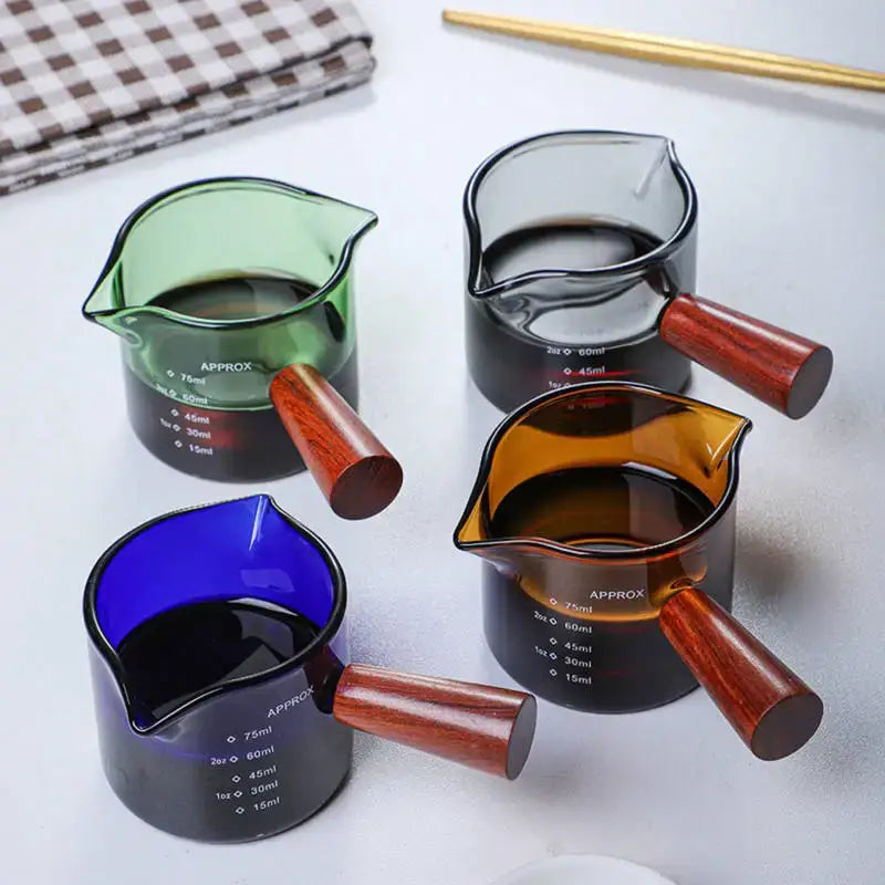 Colorful Glass Measuring Cups