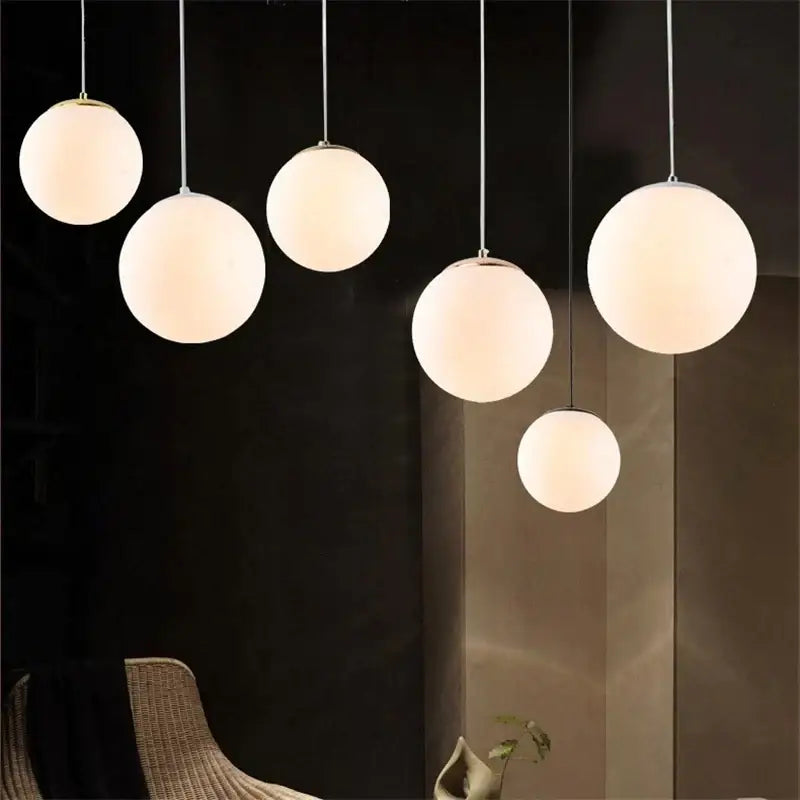 Frosted Glass Pendant Lights