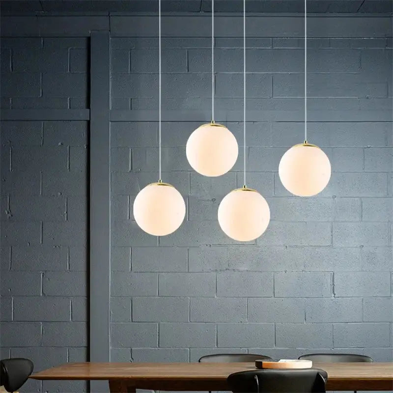 Frosted Glass Pendant Lights