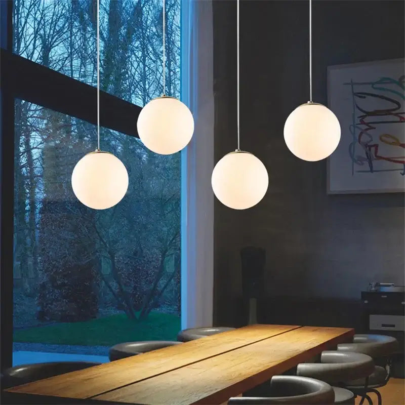Frosted Glass Pendant Lights