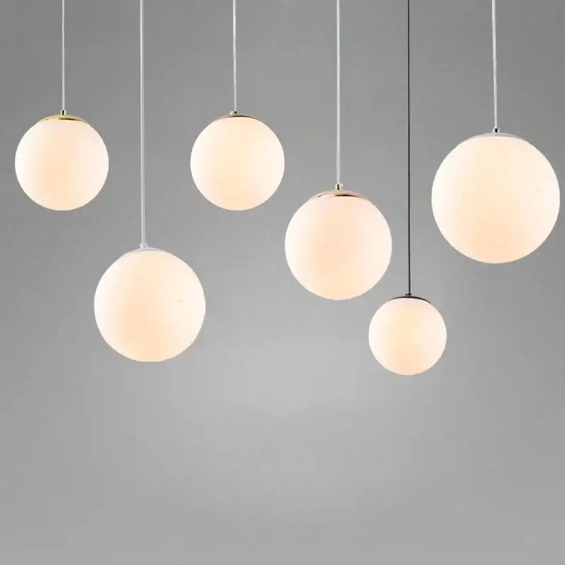 Frosted Glass Pendant Lights