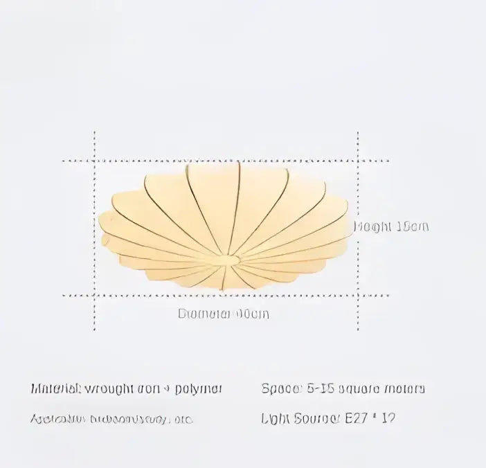 Cream Flower Pendant Light