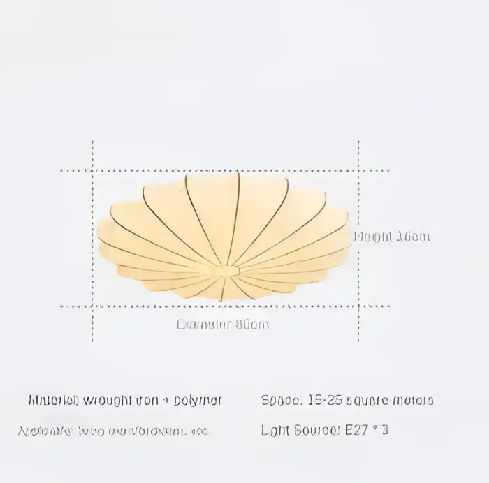 Cream Flower Pendant Light