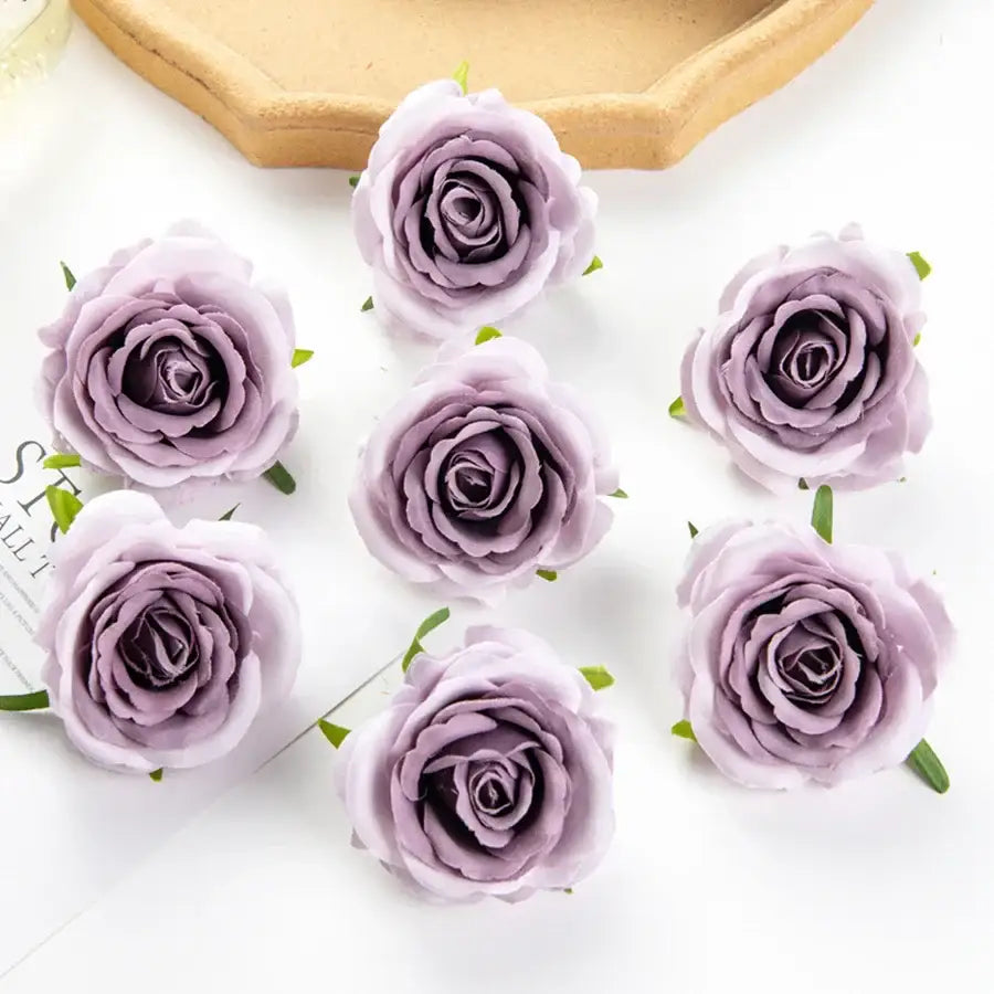 Silk Blue Rose Bouquet