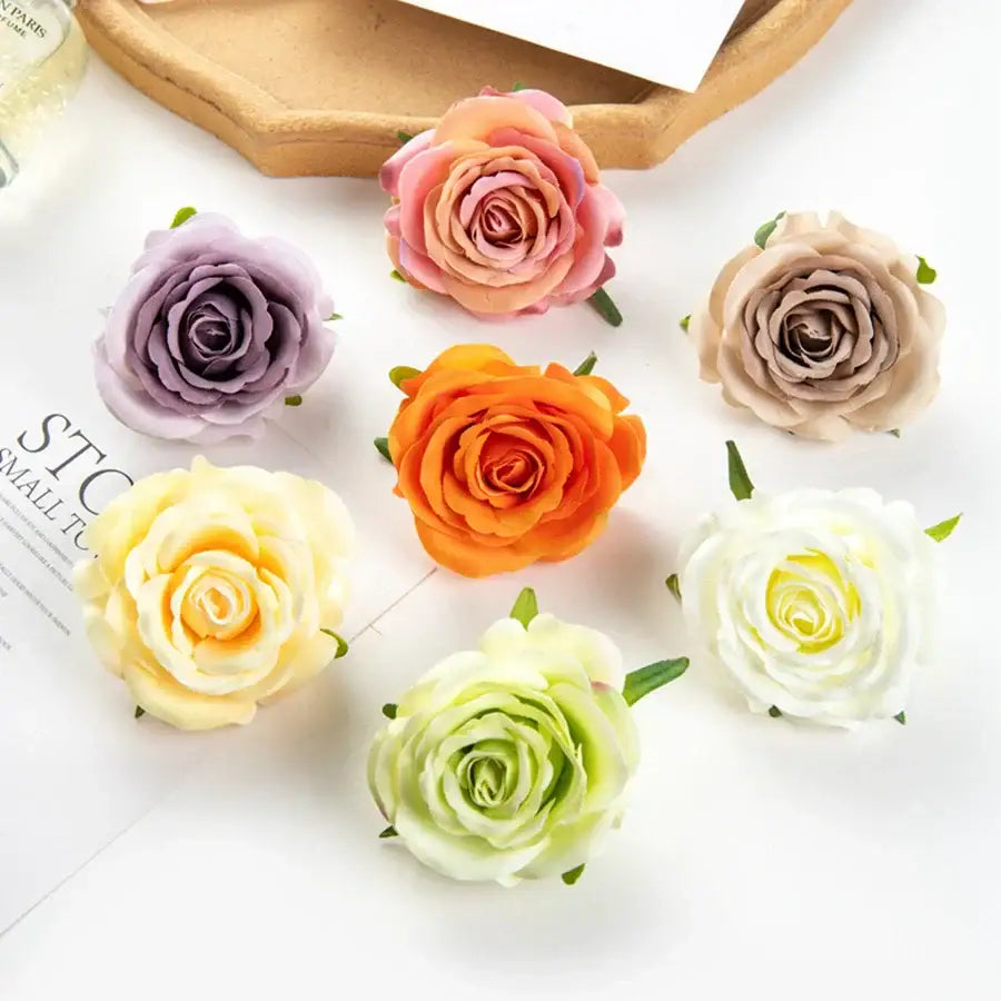 Silk Blue Rose Bouquet