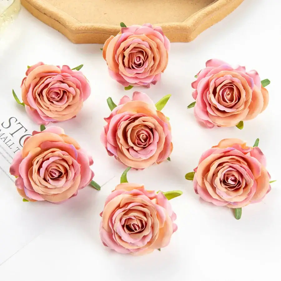 Silk Blue Rose Bouquet