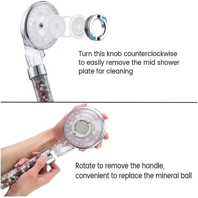 Clear High Pressure Showerhead
