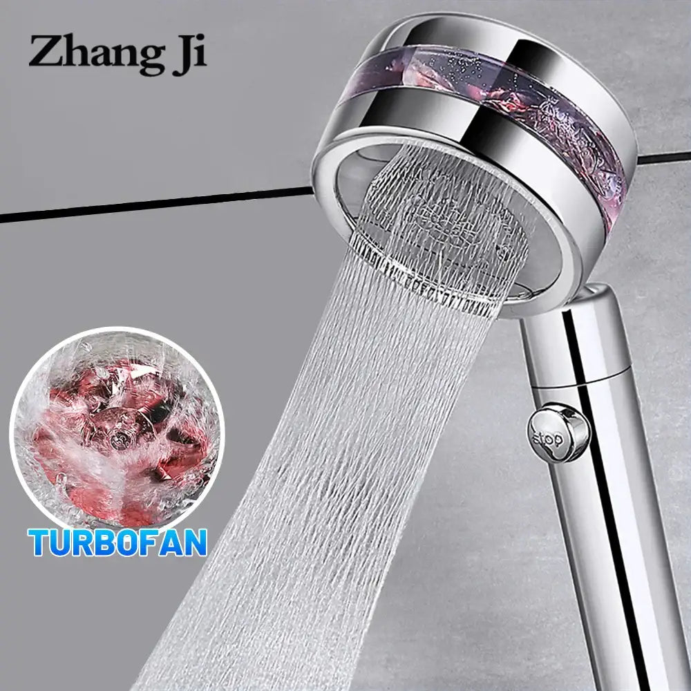 Silver Turbo Shower Head