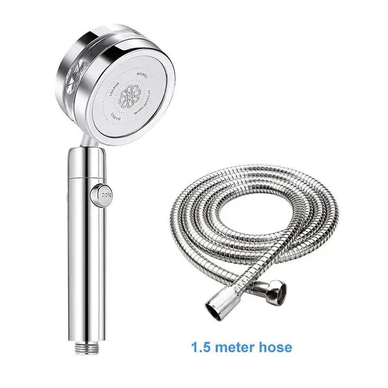 Silver Turbo Shower Head