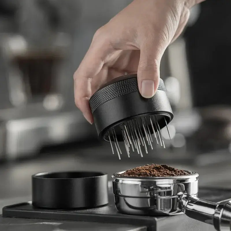 Black Espresso Needle Distributor