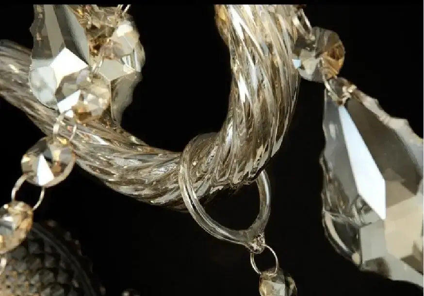 Crystal Cognac Wall Lamp