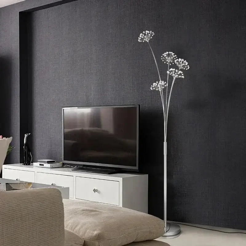 Crystal Dandelion Floor Lamp