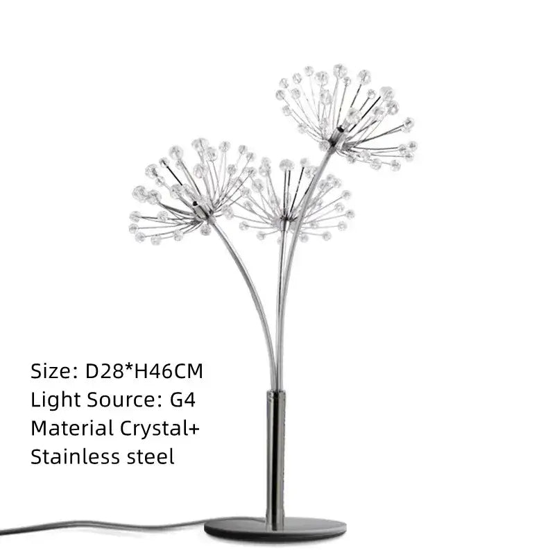 Crystal Dandelion Floor Lamp