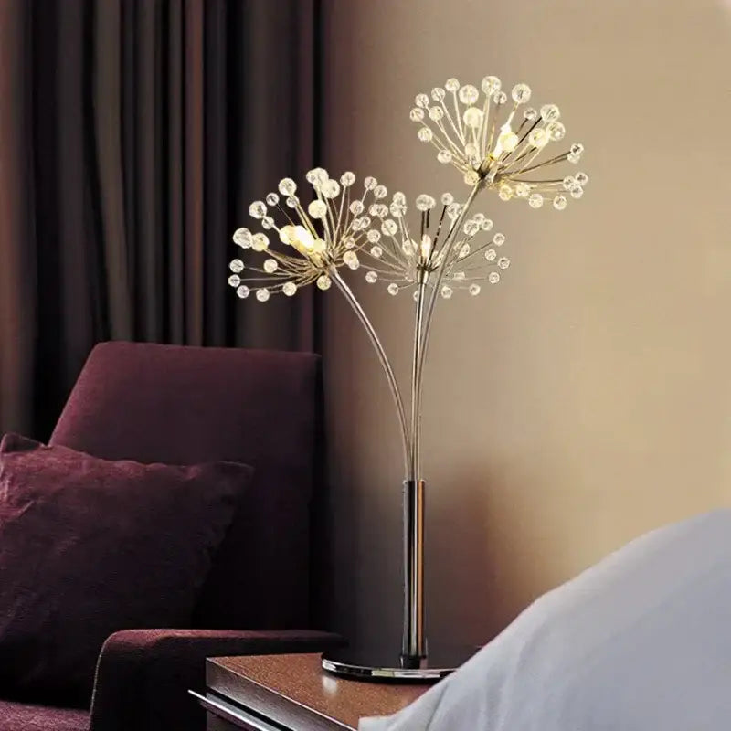 Crystal Dandelion Floor Lamp