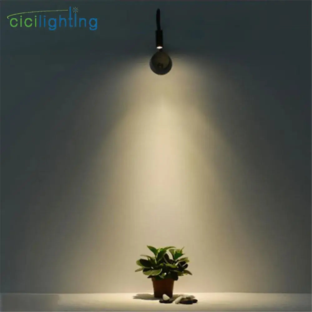 Silver Gooseneck LED Sconce